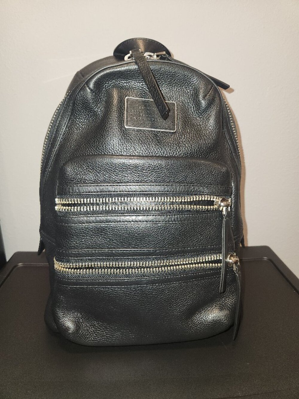 Marc by Marc Jacobs black leather “Domo Biker”
